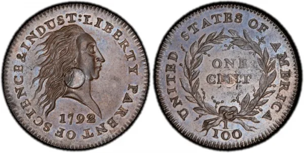 1792 Silver Center Cent J-1 (Special Strike)