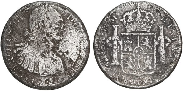 Excavated 1789 French coin